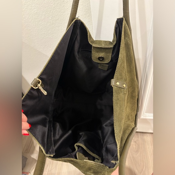 ASOS Green Suede Tote Bag - Picture 7 of 7
